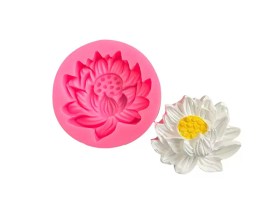 Molde silicona flor loto 